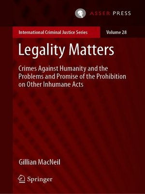 cover image of Legality Matters